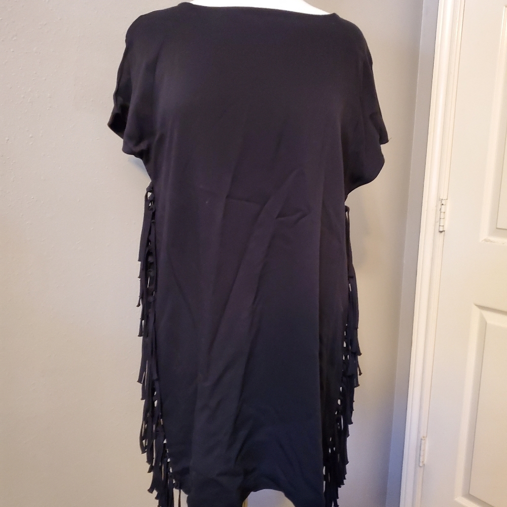 Sheath LBD with Tassels